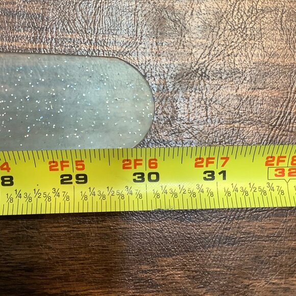 Western Rhinestone Metal Buckle Sparkly Plastic Light Blue Women Girl Sz 23"-27" - Picture 4 of 5